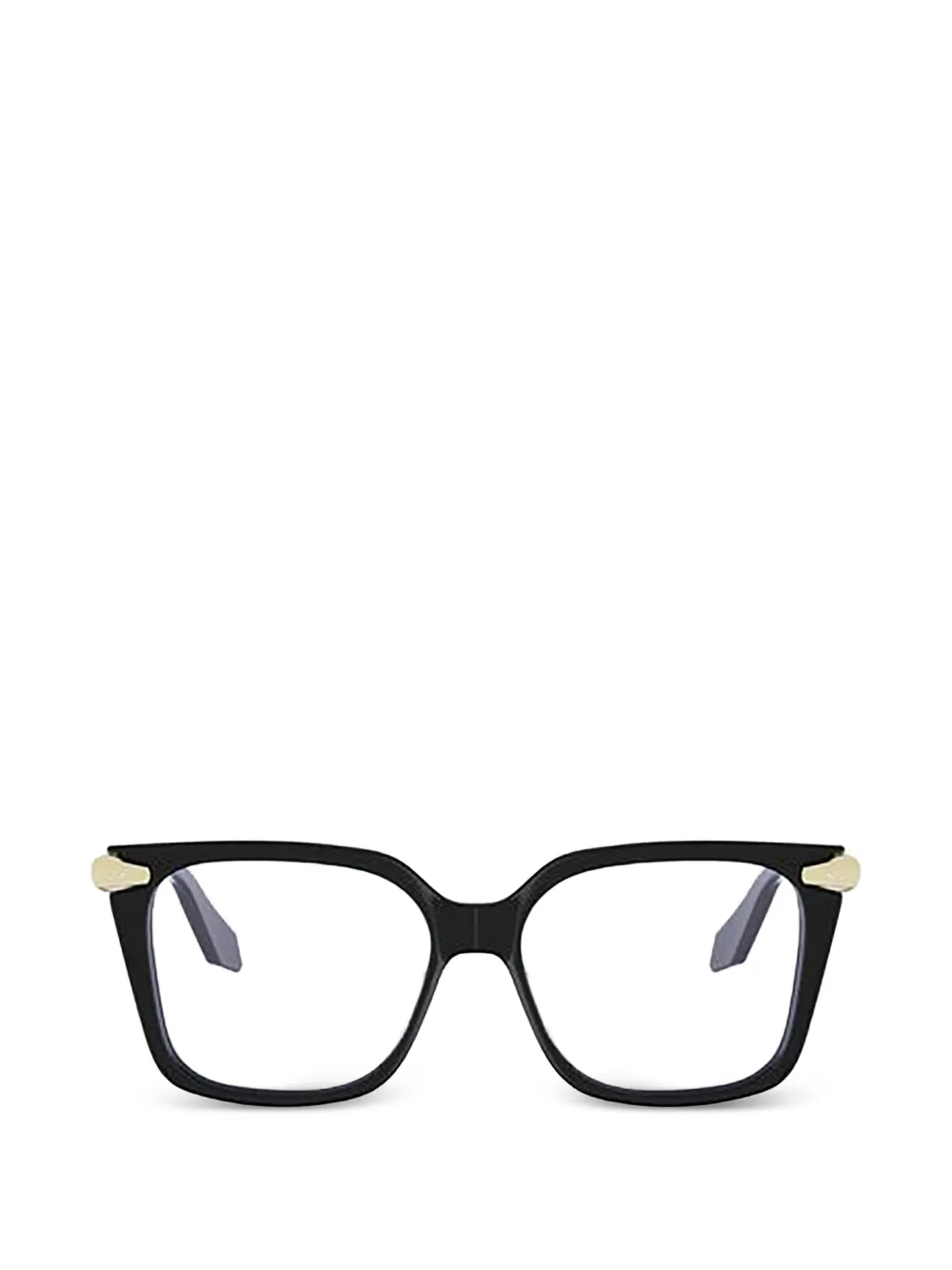 Bvlgari 세르펜티 스퀘어 프레임 안경 | 블랙 | Image 1