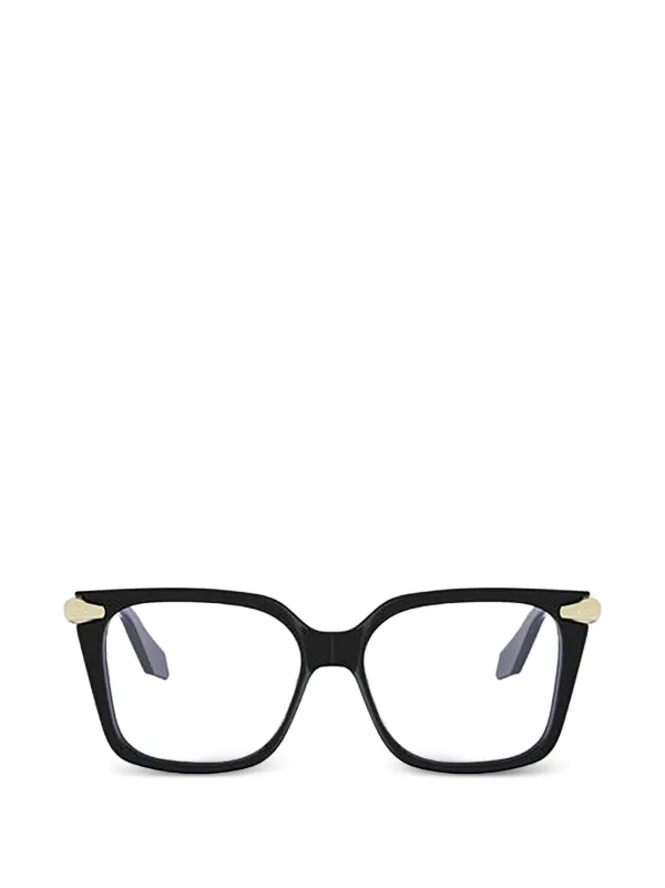 Bvlgari Serpenti Square-frame Glasses in Black