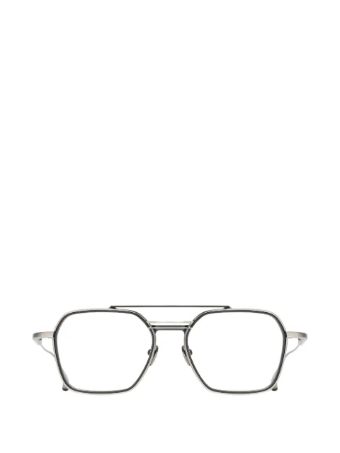 Masunaga Clematis geometric-frame glasses