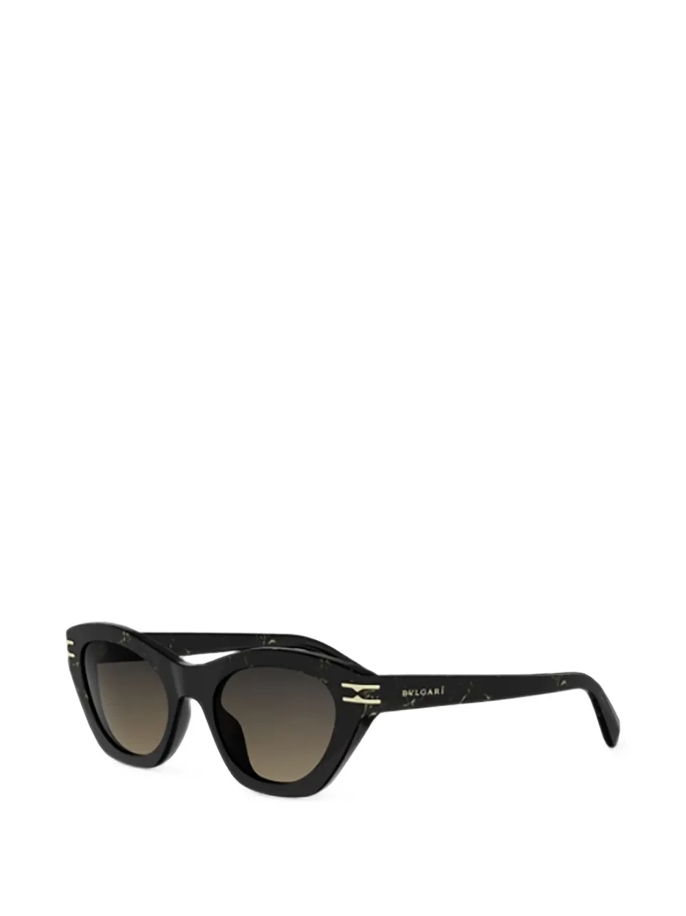 Bvlgari Cat-eye Frame Sunglasses in Black, view 2
