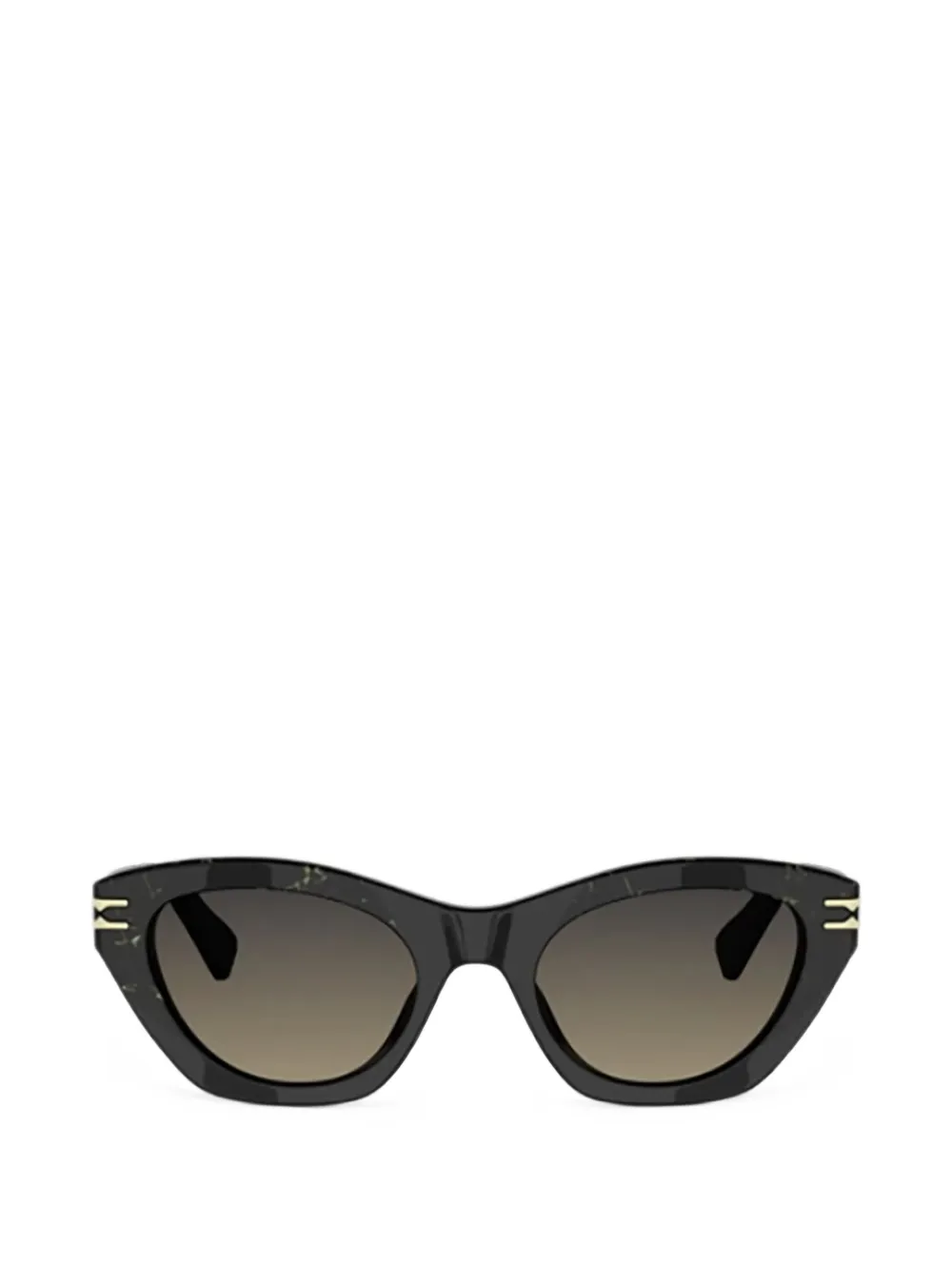 Bvlgari 猫眼镜框太阳眼镜 | 黑色 | Image 1