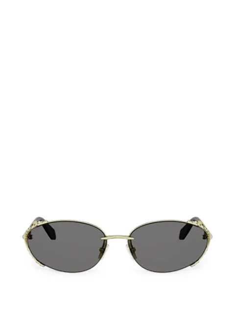 Bvlgari Serpenti Viper Sonnenbrille mit ovalem Gestell