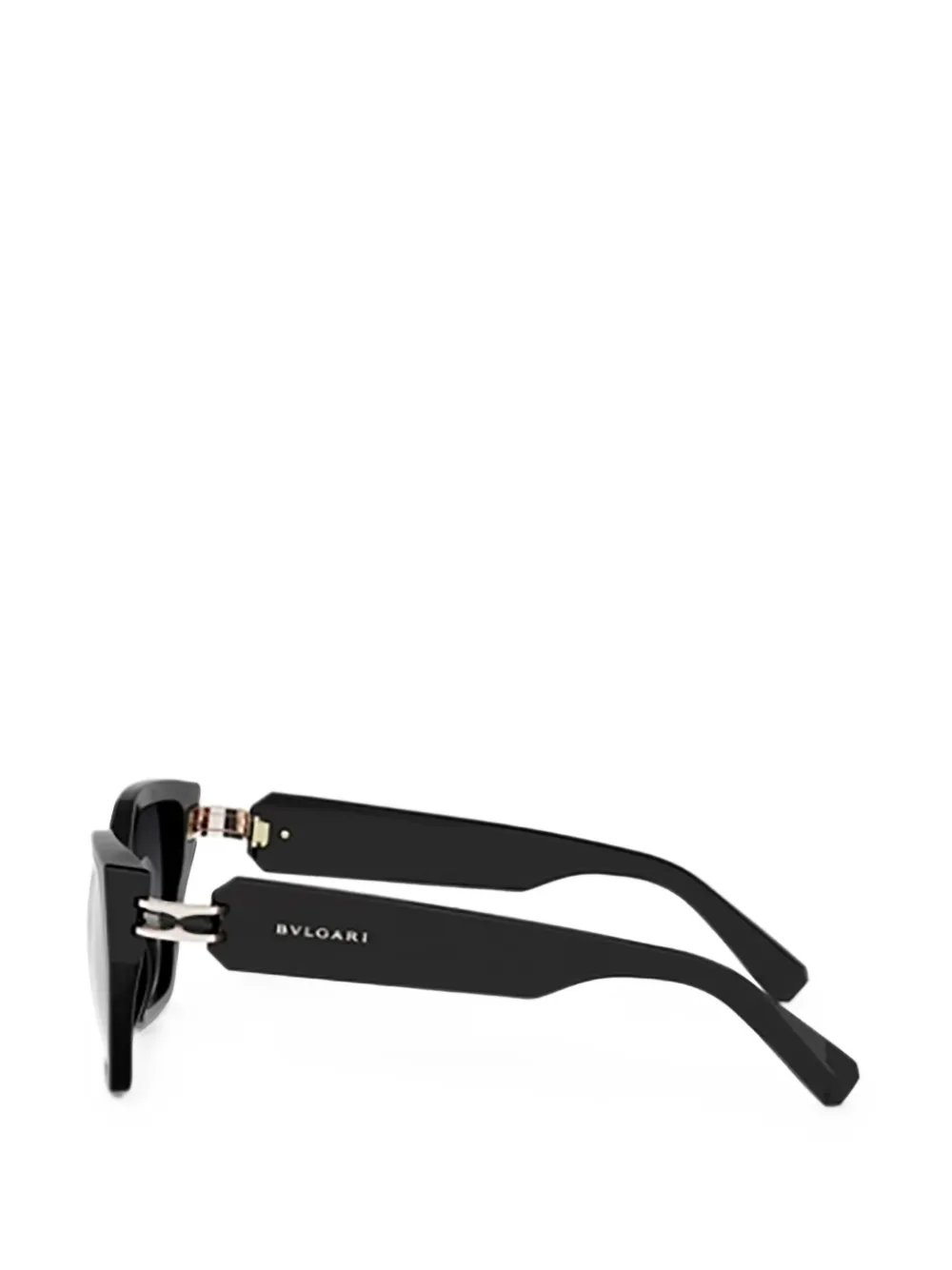 Bvlgari Geometric-frame Sunglasses in Black, view 3