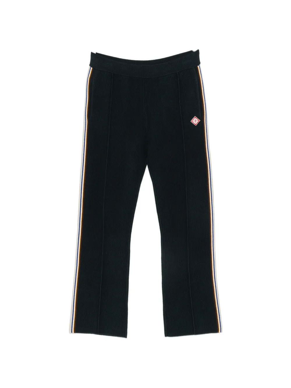 Casablanca logo-patch side-stripe track pants - Blu