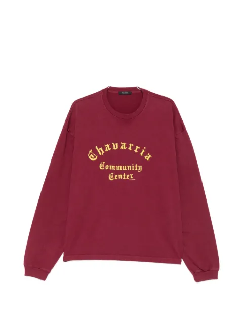 Willy Chavarria Community Center long-sleeve Buffalo T-shirt