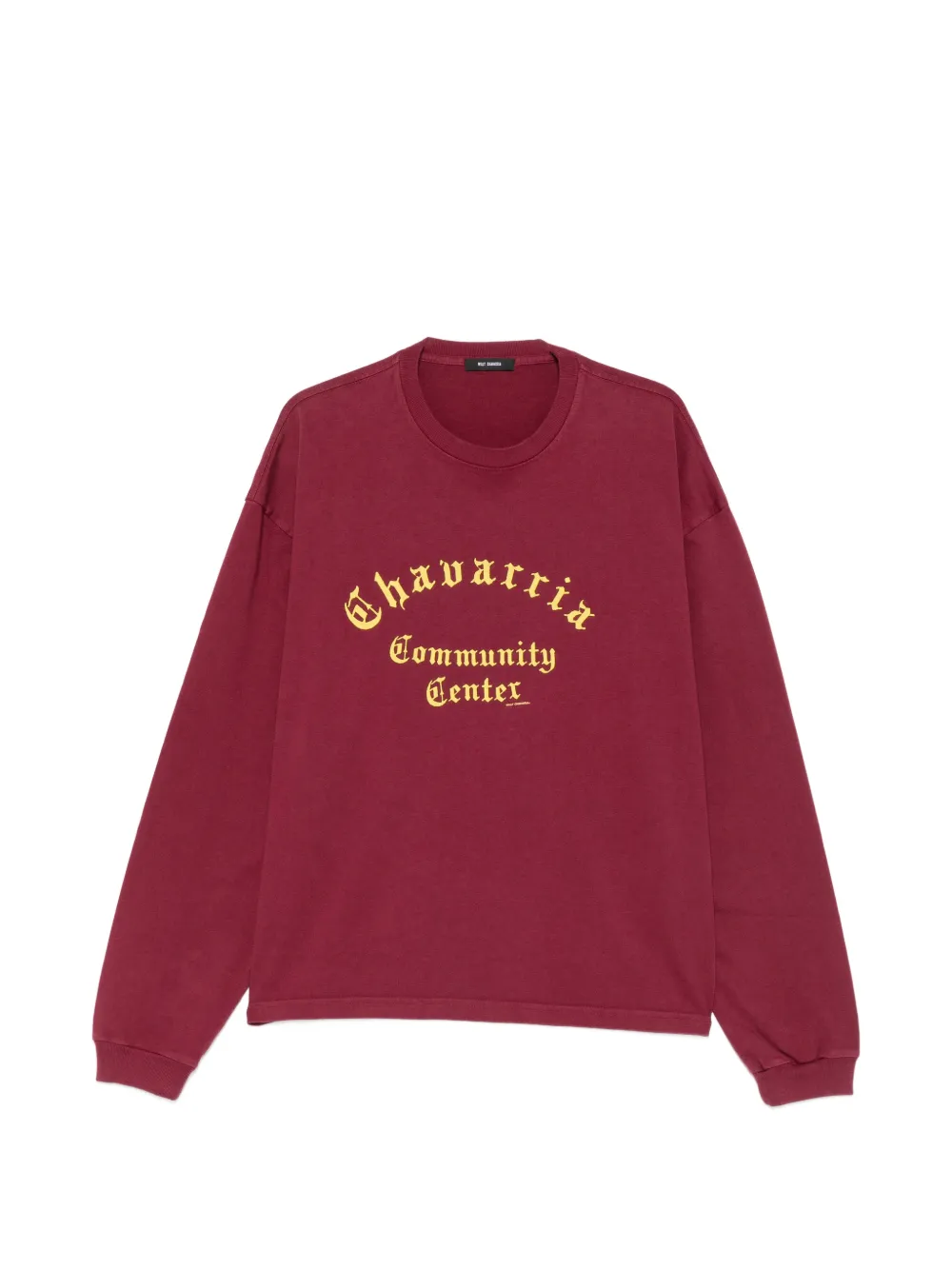 Willy Chavarria Community Center long-sleeve Buffalo T-shirt