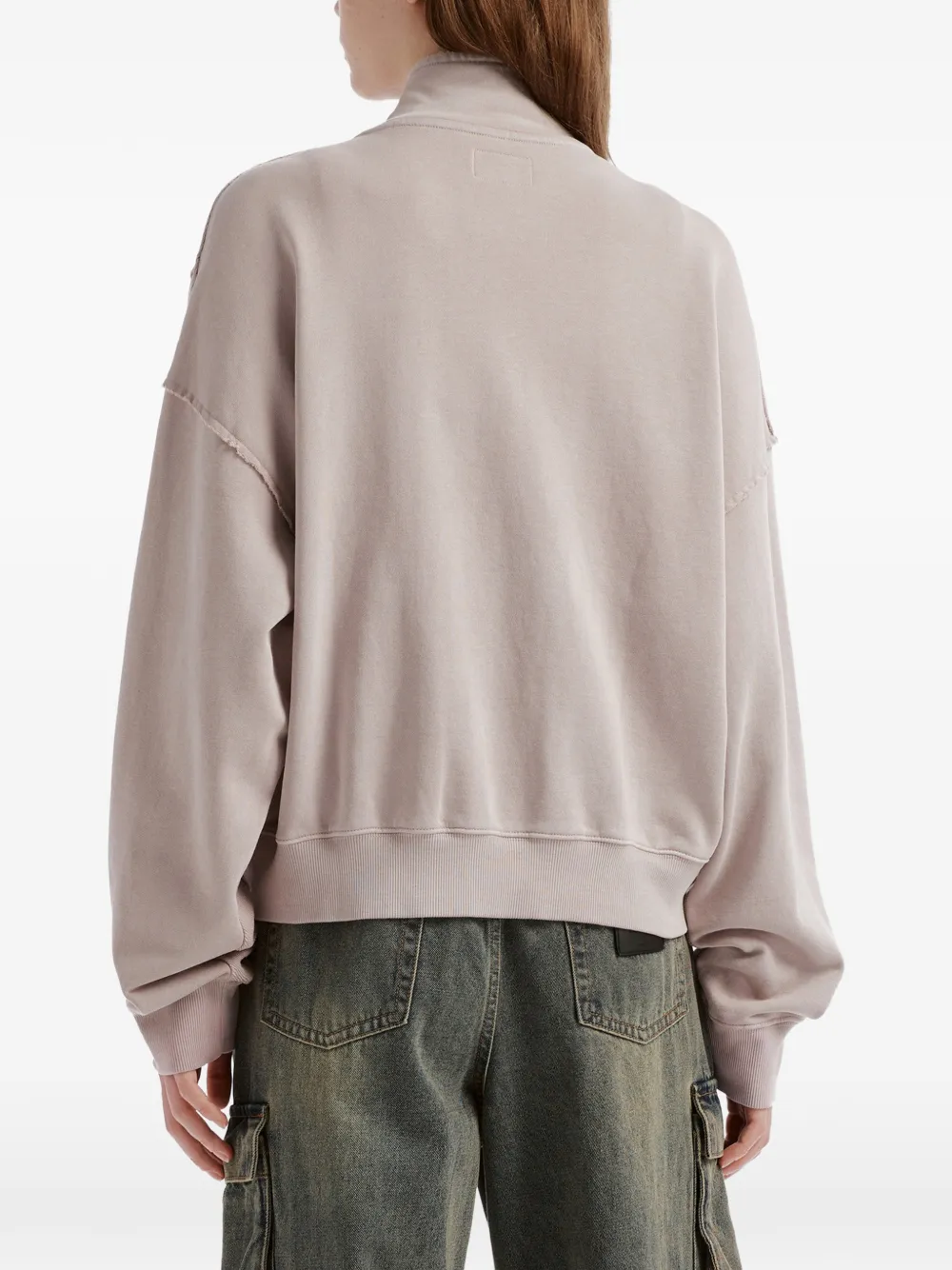 izzue Sweater met logo-applicatie Roze