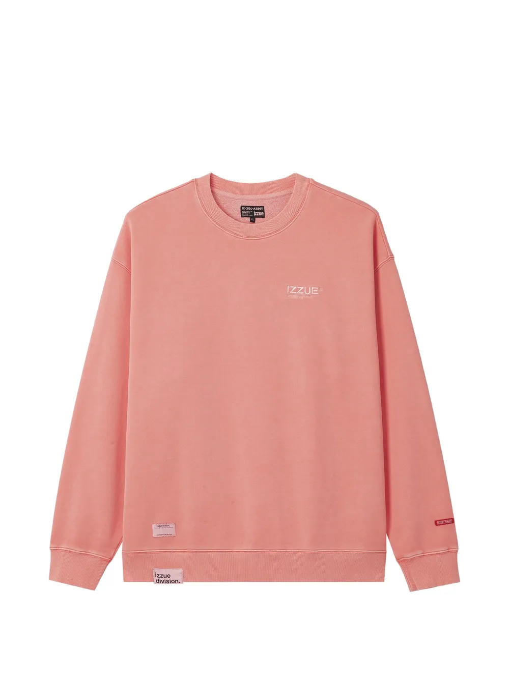 izzue logo-print cotton sweatshirt
