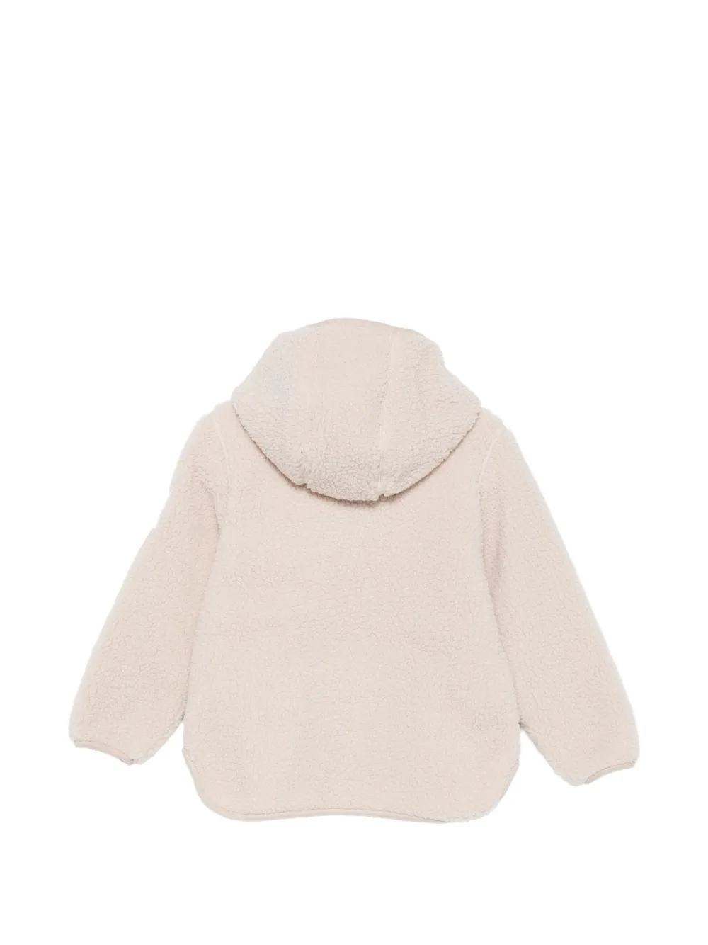 Molo Uberto fleece jack met capuchon Beige
