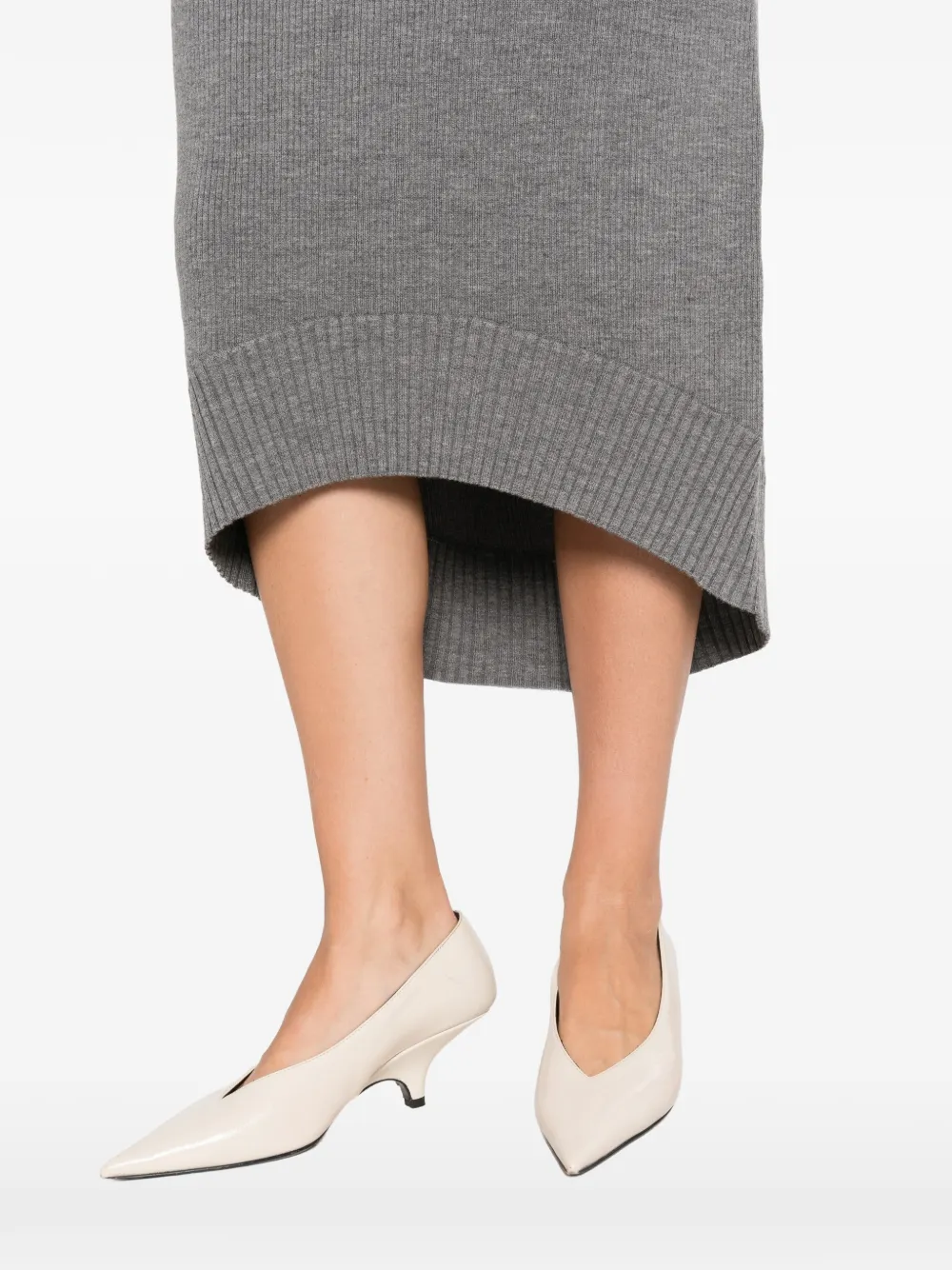 Victoria Beckham Asymmetrische rok Grijs
