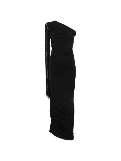 RAME fringed one-shoulder maxi dress