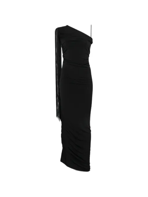 RAME fringed one-shoulder maxi dress