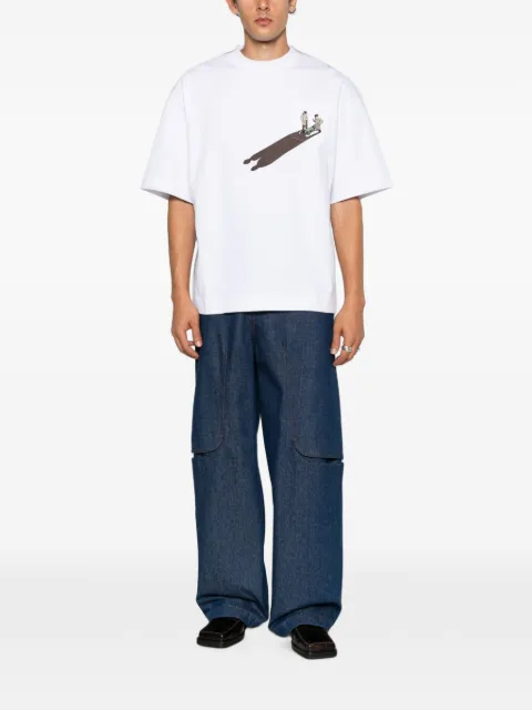 House of errors The Body Pocket graphic-print chest-pocket T-shirt