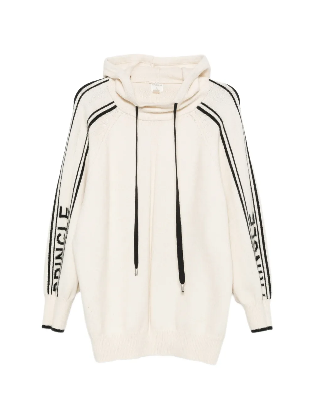 Pringle Of Scotland Vintage 2010s side-stripe hoodie - Toni neutri