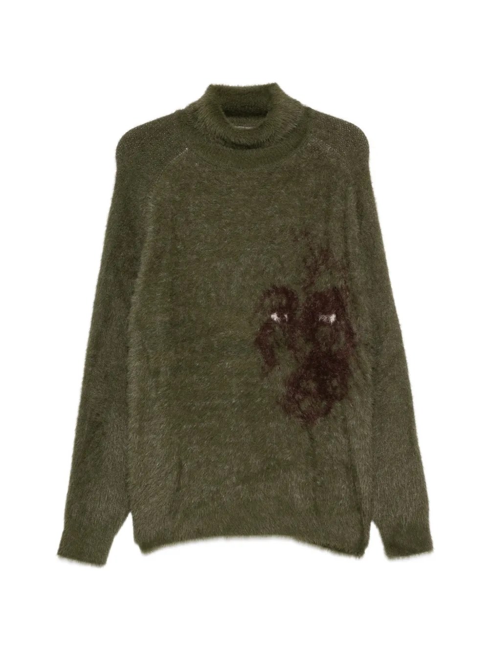 KidSuper graphic-intarsia high-neck sweater