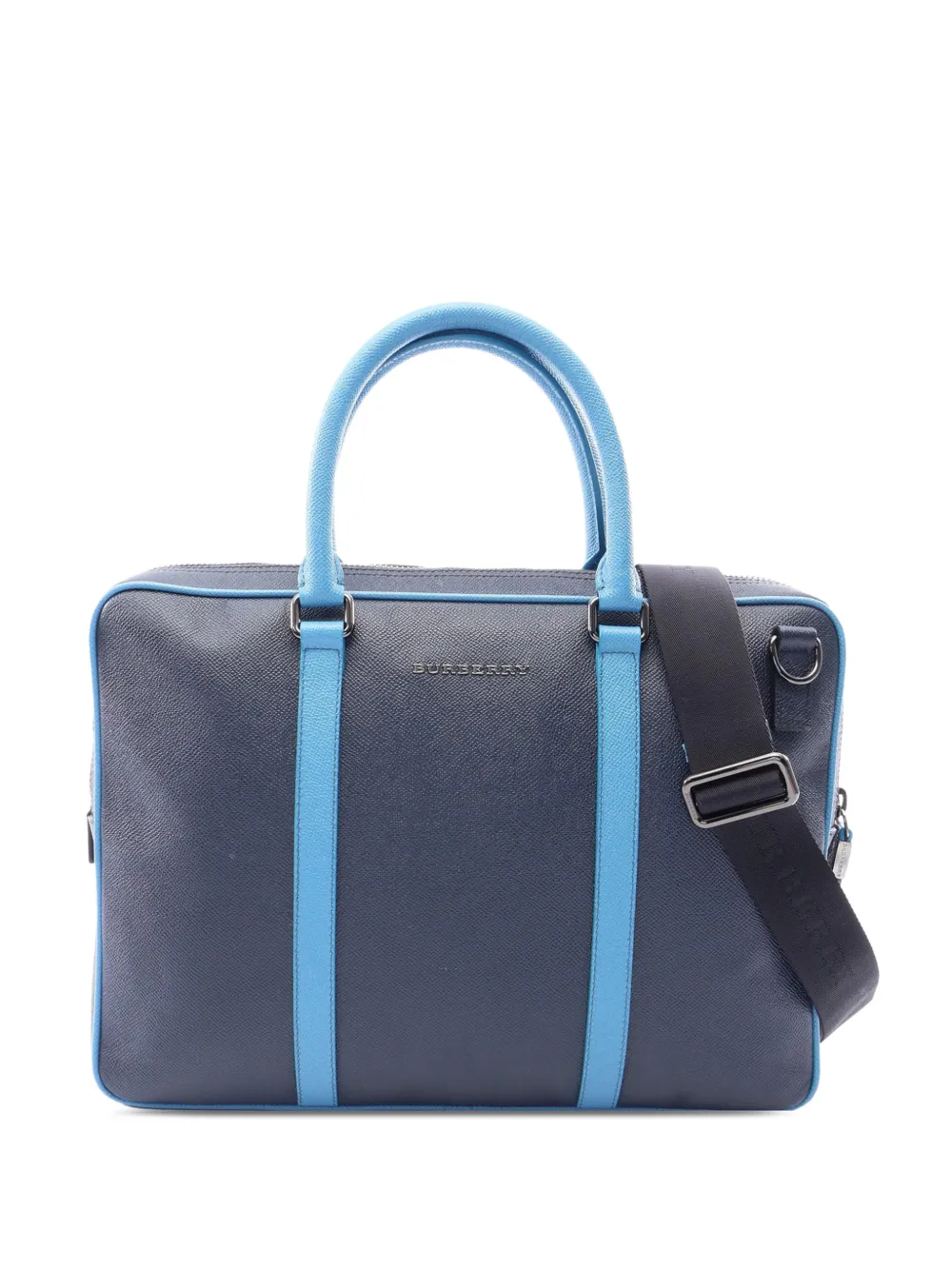 Burberry Pre-Owned 2000-2017 Calf Leather business bag - Nero