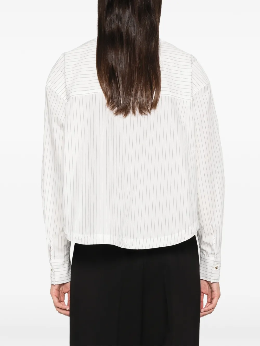 Essentiel Antwerp Blouse met krijtstreep Wit
