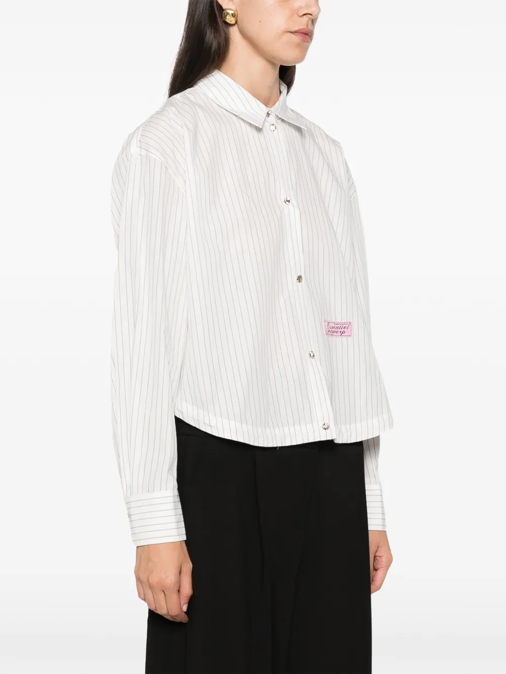 Essentiel Antwerp Blouse met krijtstreep Wit