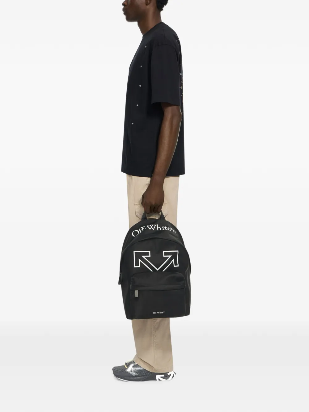 Off-White Heritage Arrows rugzak Zwart