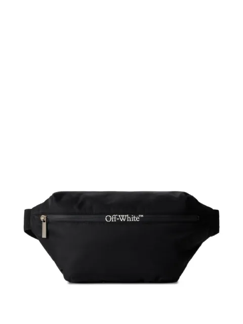 Off-White cangurera con logo estampado
