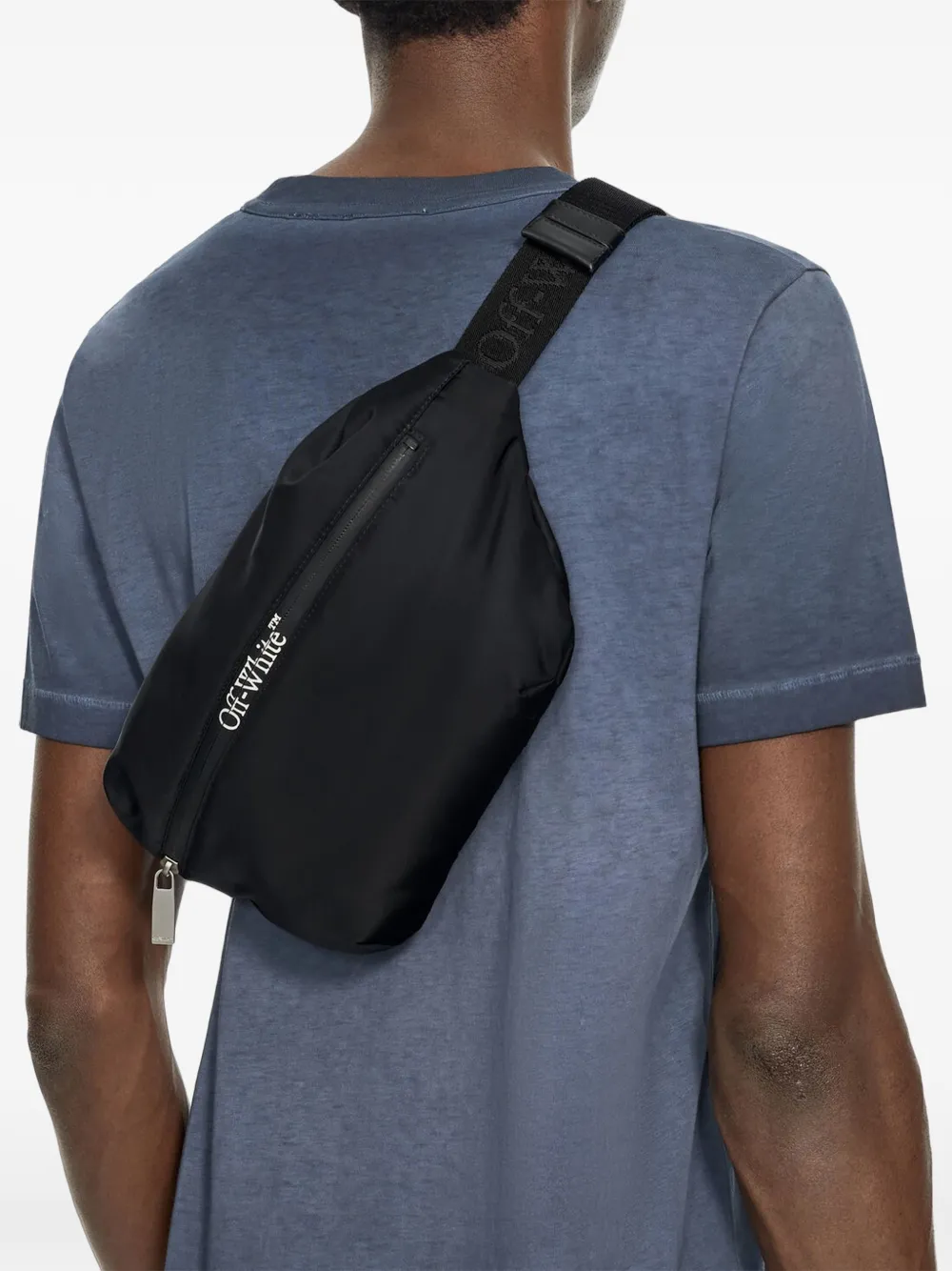 Off-White Heuptas met logoprint Zwart
