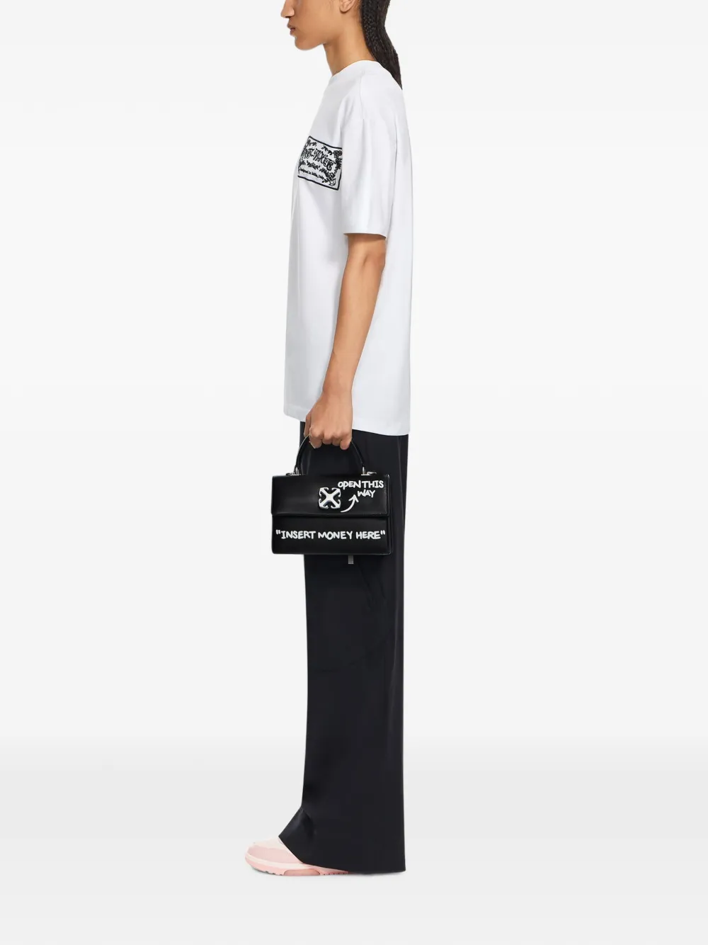 Off-White Jitney 1.4 Quote handtas Zwart