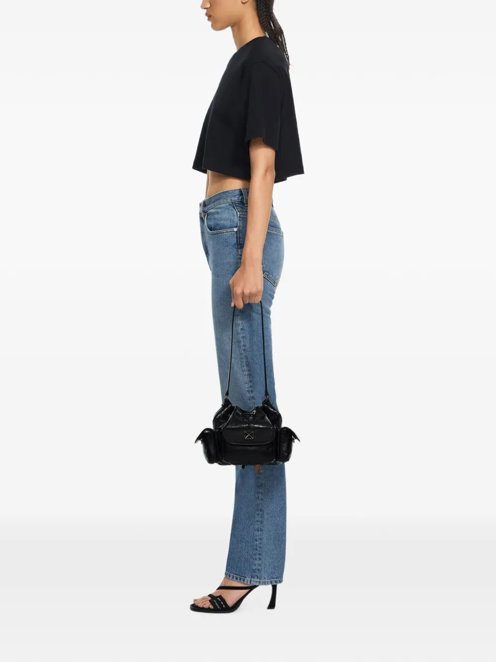 Off-White Dumbo.B bucket-tas Zwart