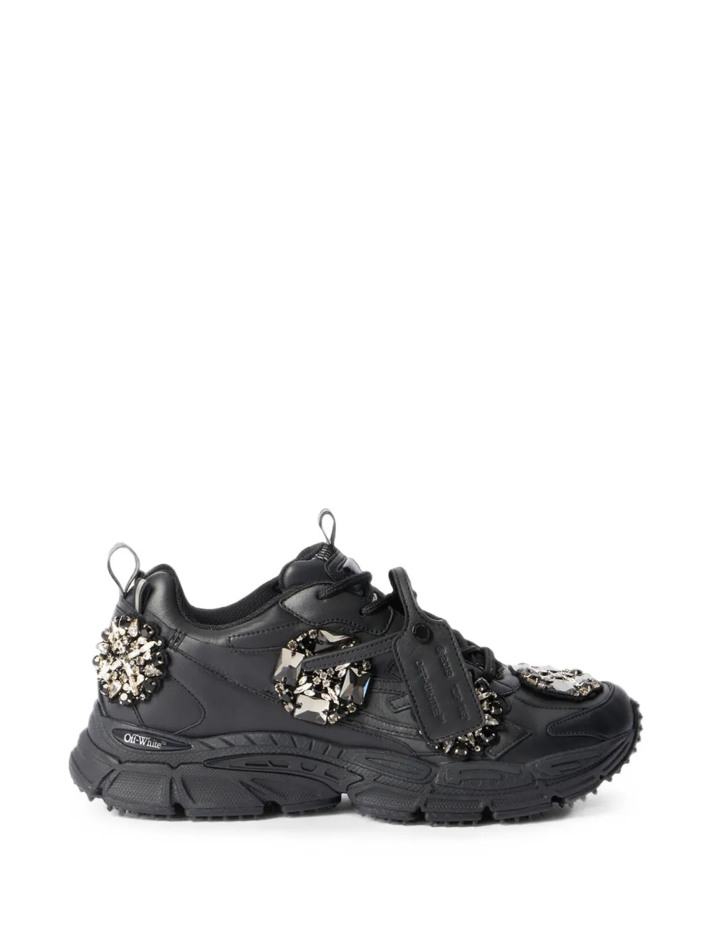 Off-White Be Right Back bejeweled sneakers - Nero