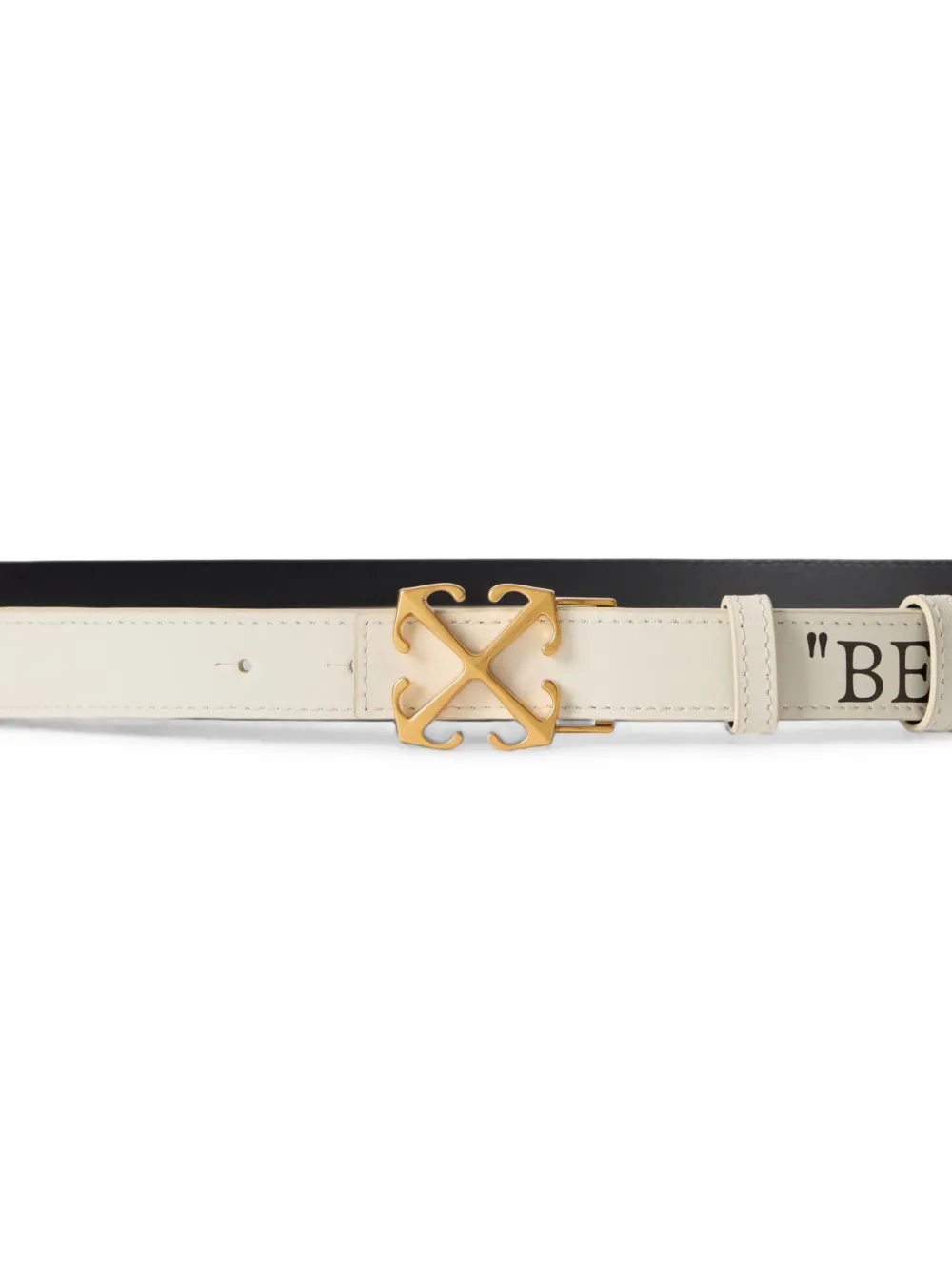 Off-White Omkeerbare riem Beige