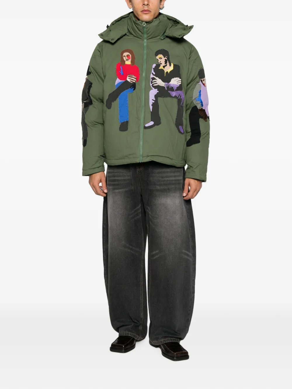 KidSuper Jack met capuchon Groen