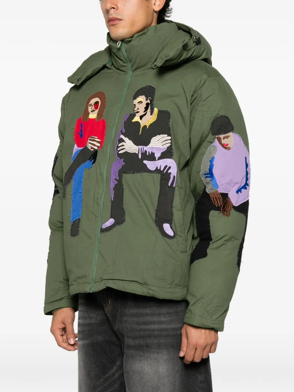KidSuper Jack met capuchon Groen