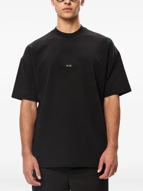 HAMZA graphic-print drop-shoulder T-shirt