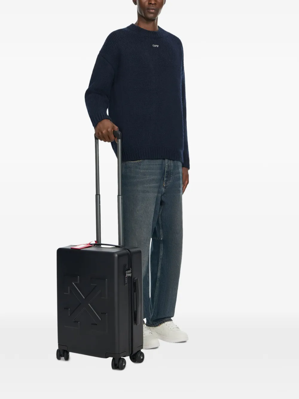 Off-White Arrow Rigid Trolley | Black | FARFETCH