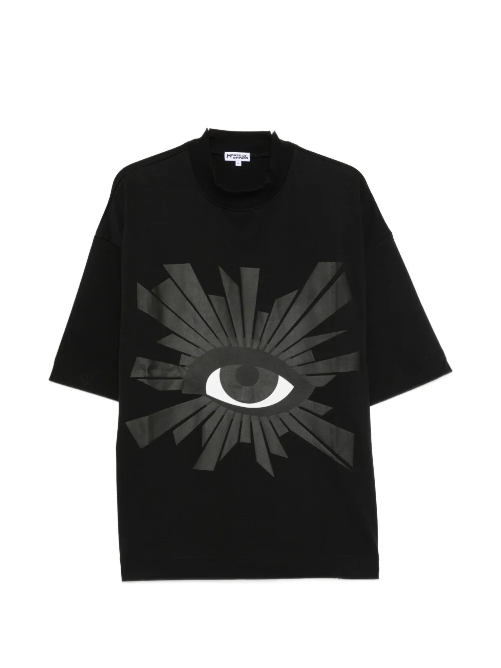 House of errors graphic-print high-neck T-shirt