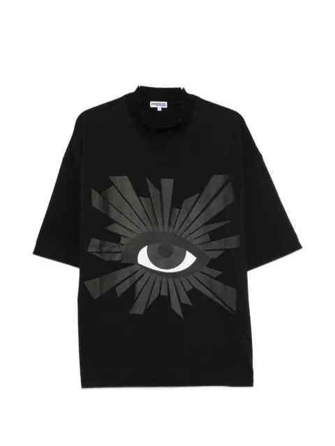 House of errors graphic-print high-neck T-shirt