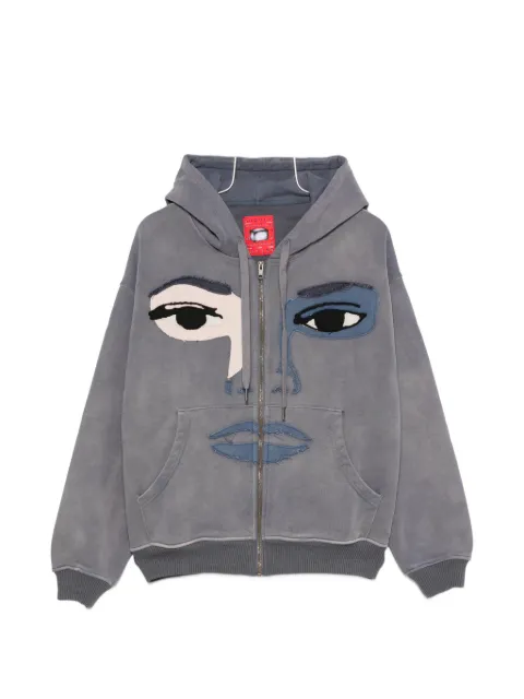 KidSuper face-patchwork hoodie