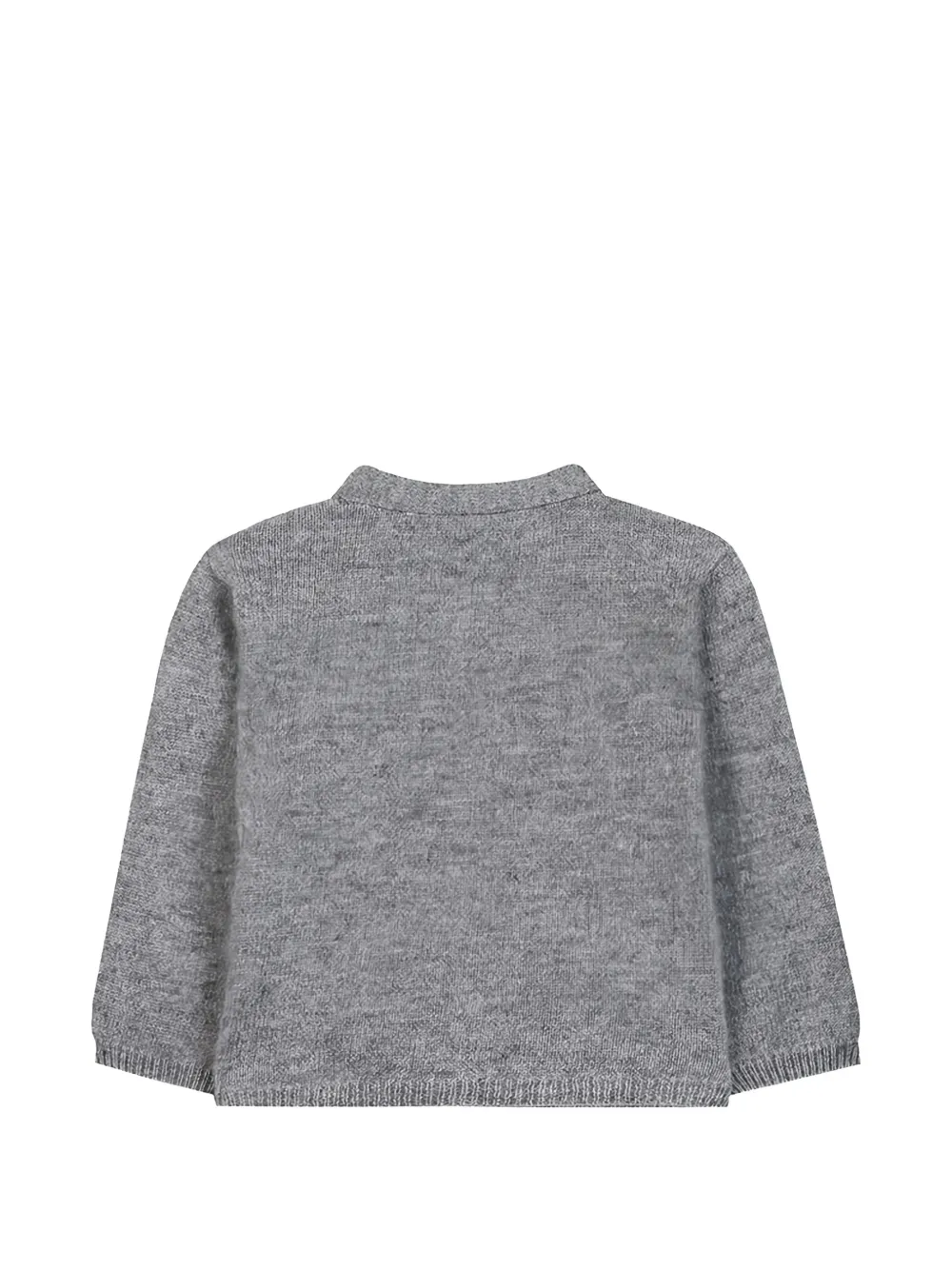 Tartine Et Chocolat Kabelgebreid vest Grijs