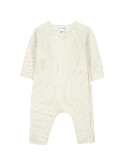 Tartine Et Chocolat ribbed-knit raglan-sleeve jumpsuit