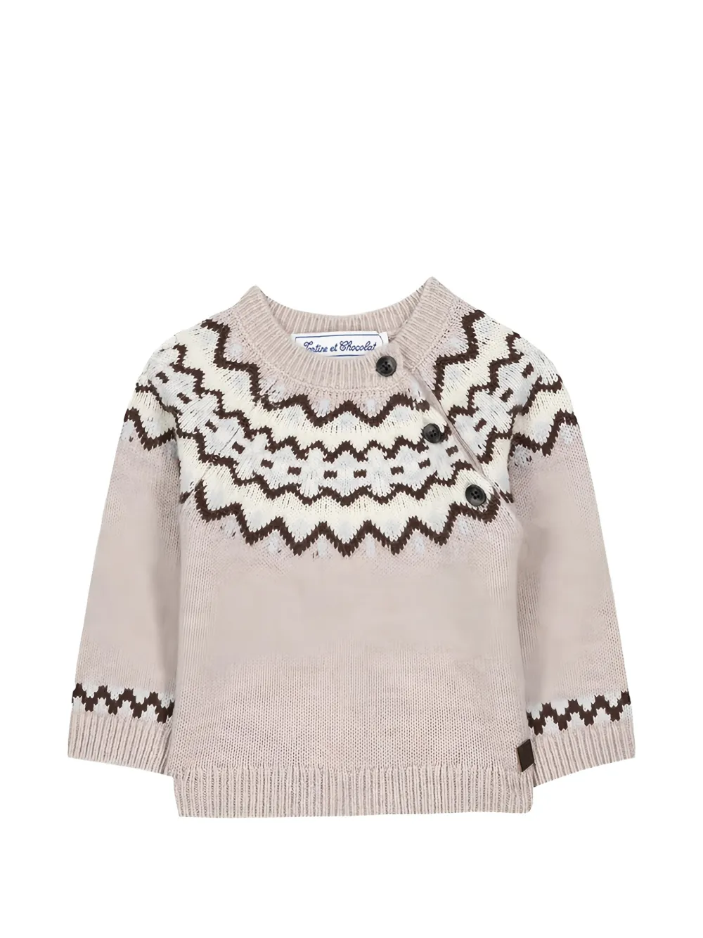 Tartine Et Chocolat button-fastening sweater - Toni neutri