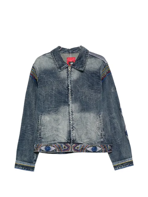 KidSuper beaded-embroidered denim jacket