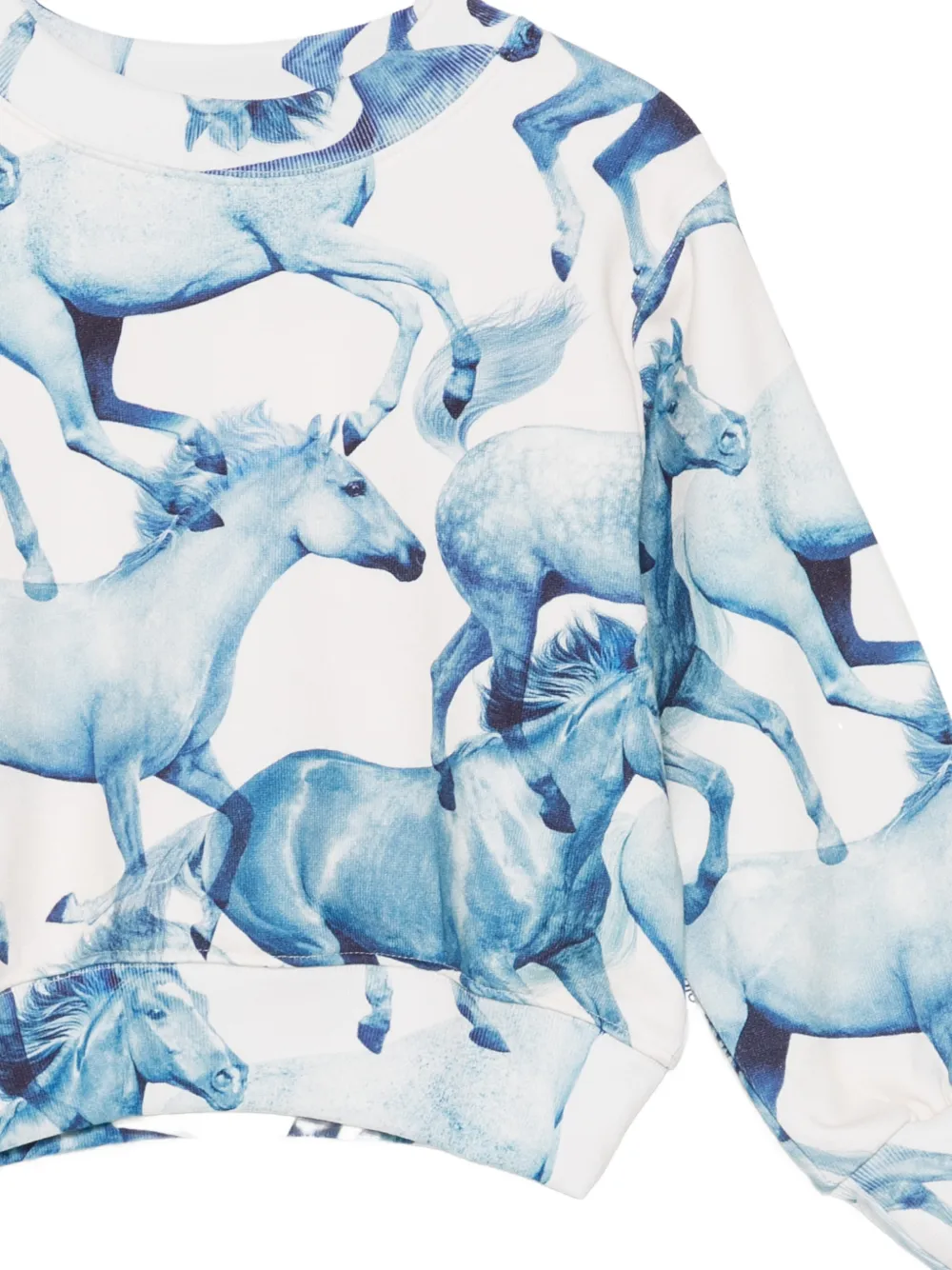 Molo Marge trui met paardenprint Beige