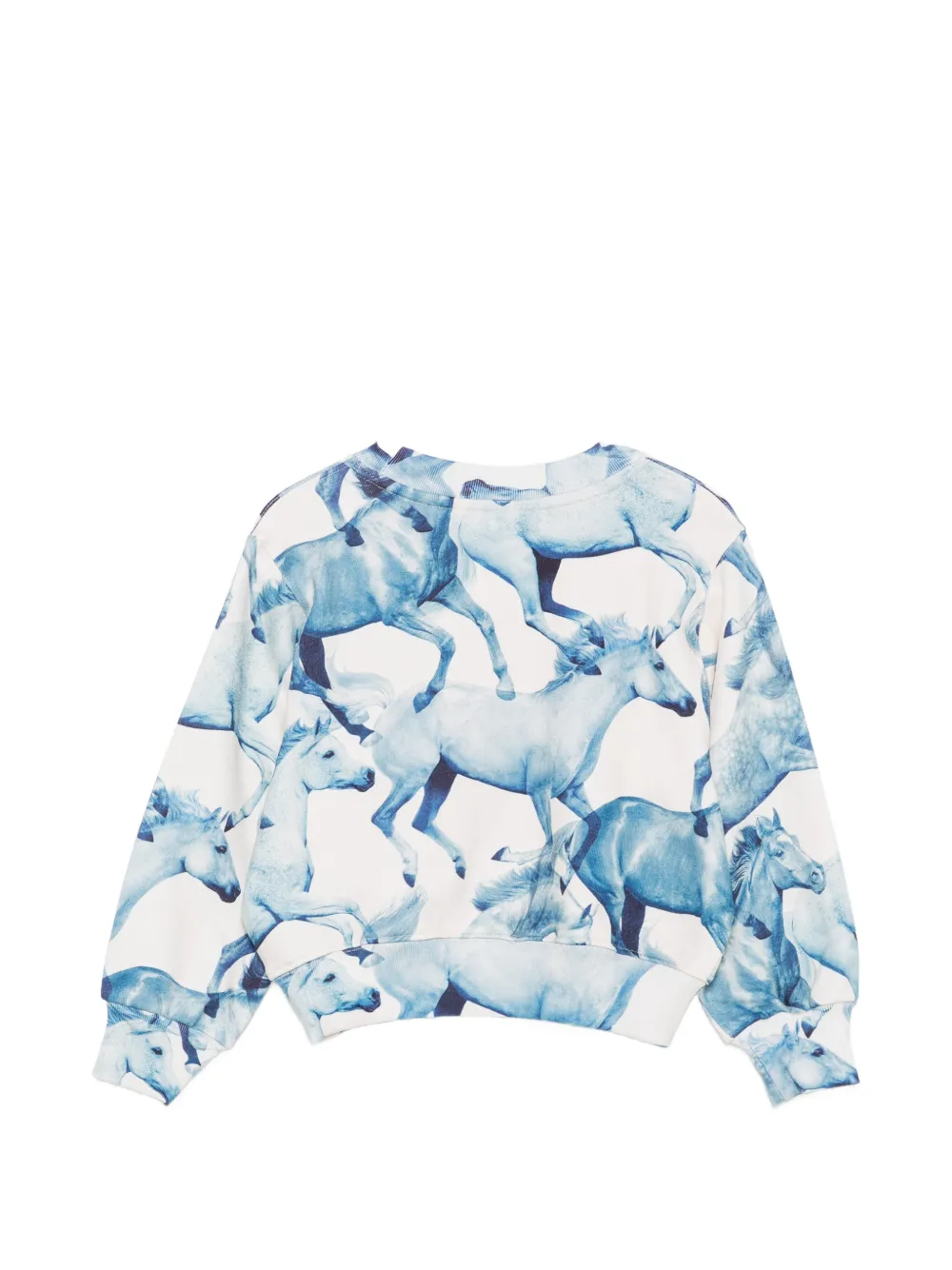 Molo Marge trui met paardenprint Beige