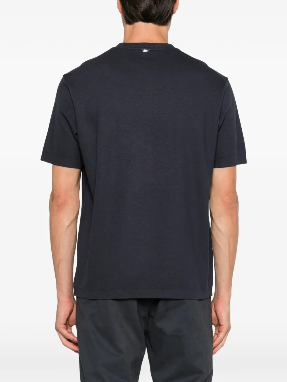 Herno T-shirt met ronde hals Blauw