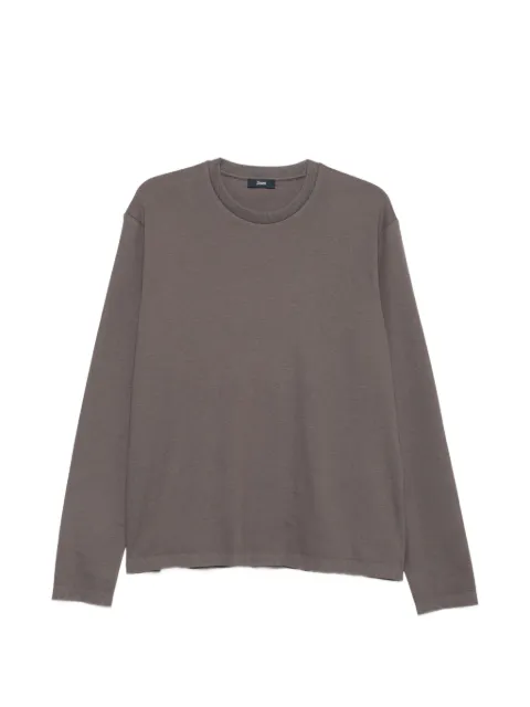 Herno crew-neck long-sleeve sweater