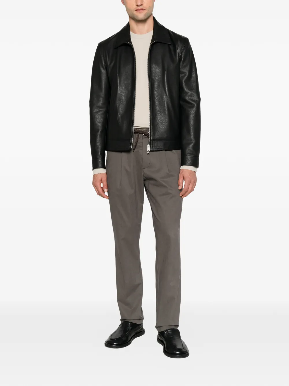 Herno Trui met hoge hals Beige