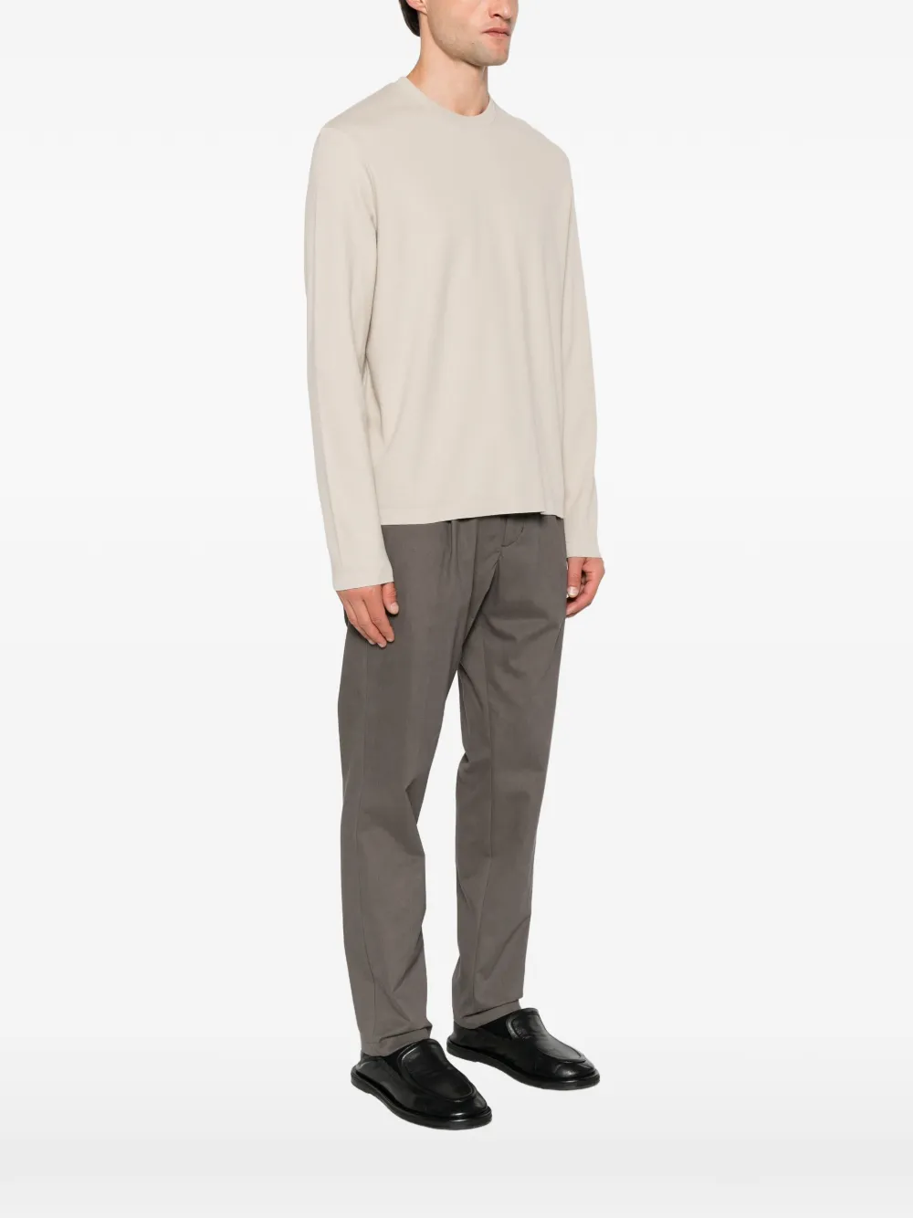 Herno Trui met hoge hals Beige
