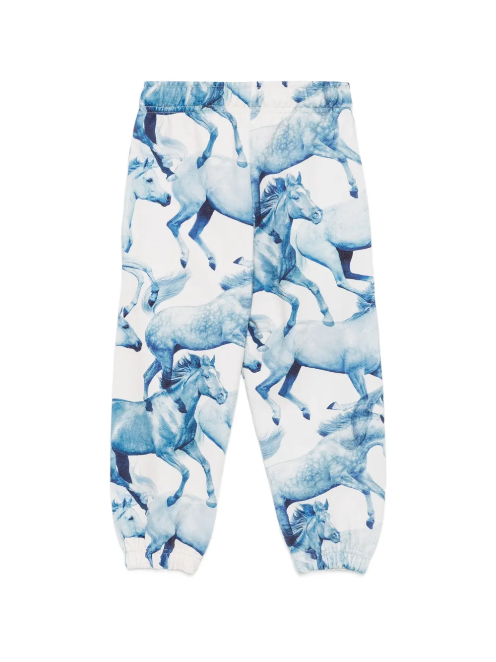 Molo Adan trainingsbroek met paardenprint Beige