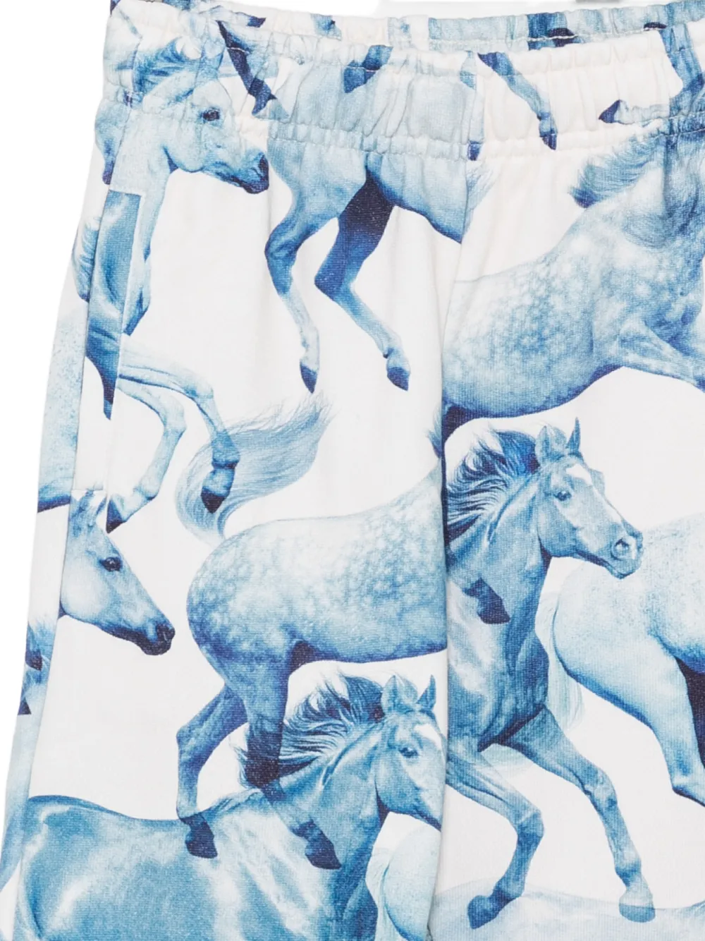 Molo Adan trainingsbroek met paardenprint Beige