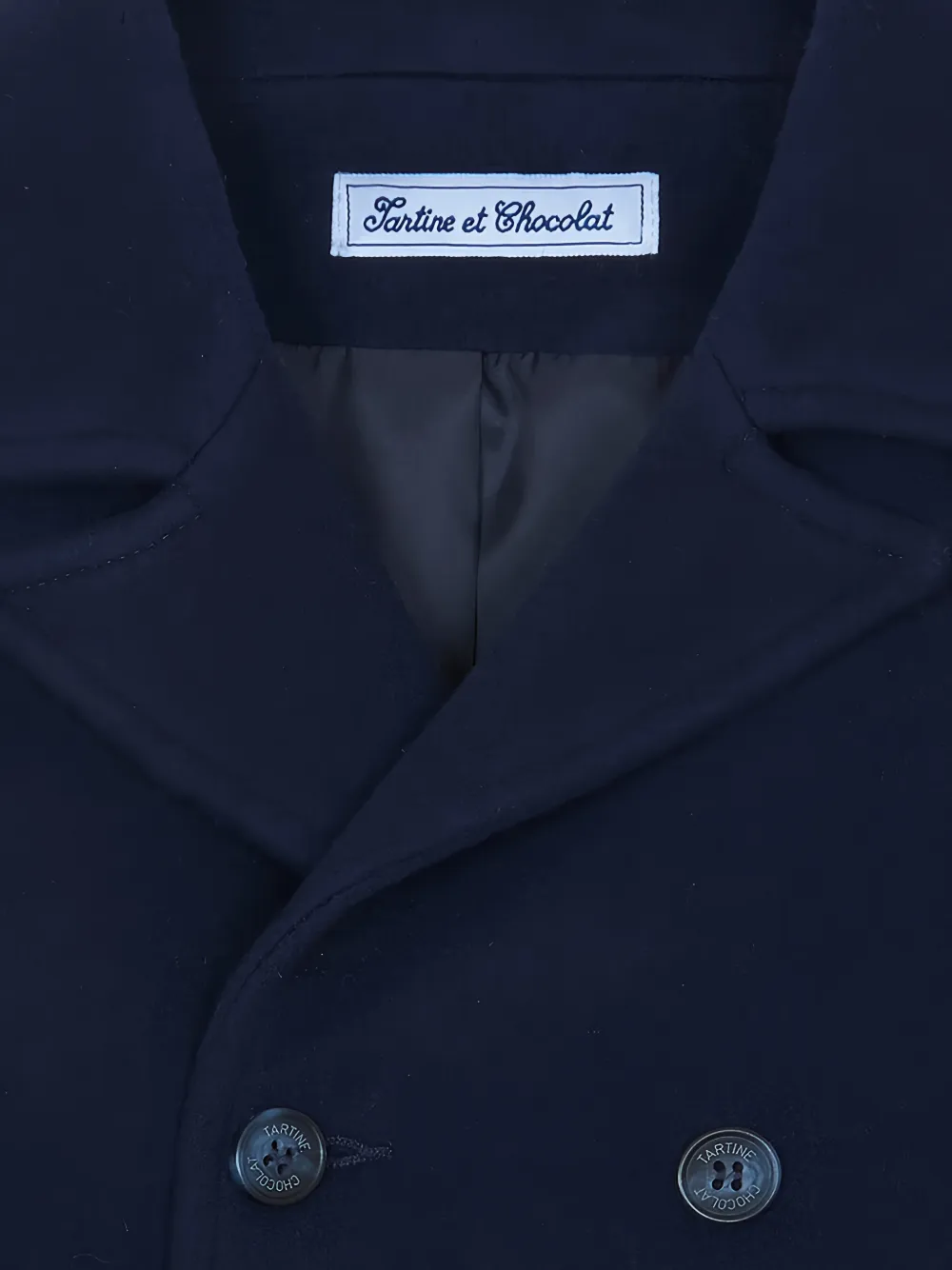 Tartine Et Chocolat double-breasted coat Blauw