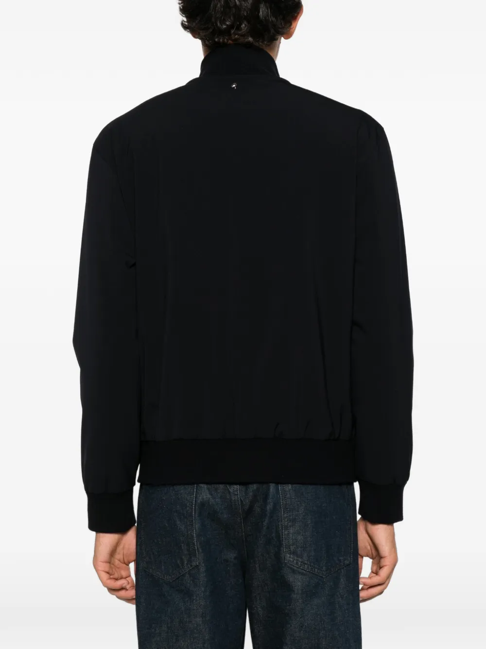 Montecore Zip-up Bomber Jacket In Black